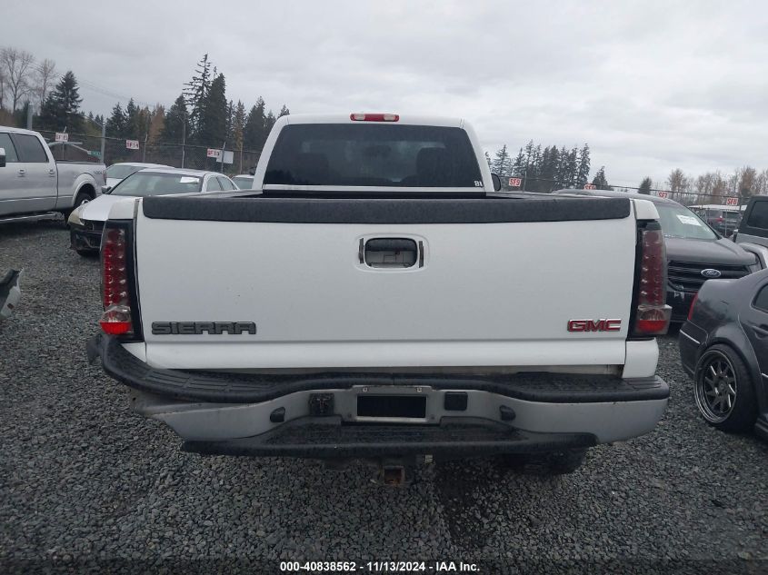 2006 GMC Sierra 1500 Work Truck VIN: 3GTEK14V26G194062 Lot: 40838562