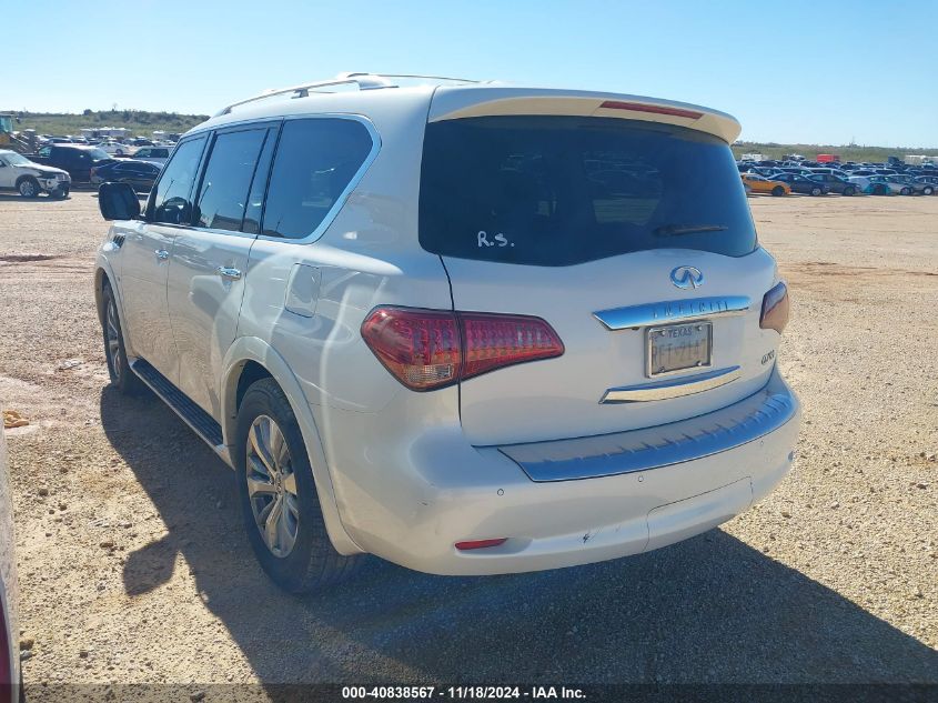 2015 Infiniti Qx80 VIN: JN8AZ2NF8F9574504 Lot: 40838567