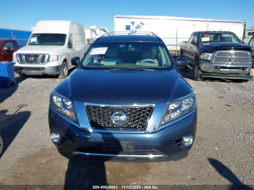 2014 Nissan Pathfinder Platinum VIN: 5N1AR2MM1EC714160 Lot: 40838601