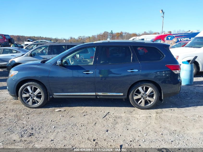 2014 Nissan Pathfinder Platinum VIN: 5N1AR2MM1EC714160 Lot: 40838601