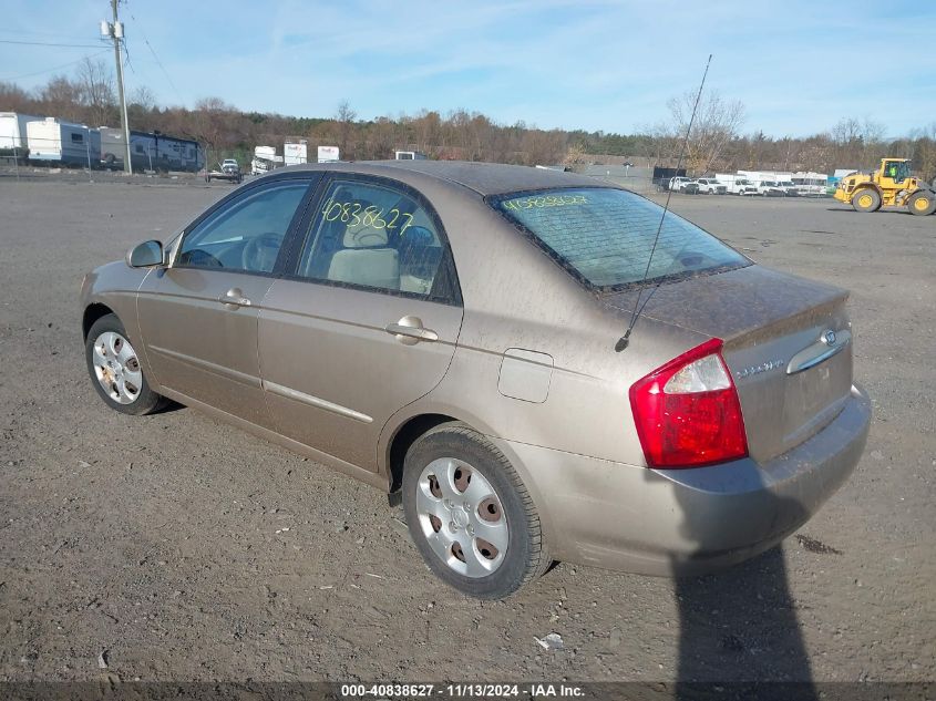 2005 Kia Spectra Ex/Lx/Sx VIN: KNAFE121755155014 Lot: 40838627