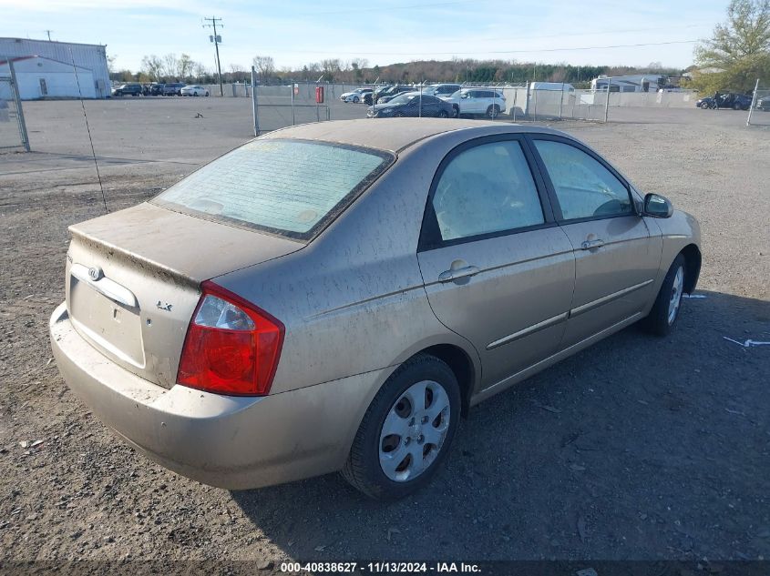 2005 Kia Spectra Ex/Lx/Sx VIN: KNAFE121755155014 Lot: 40838627