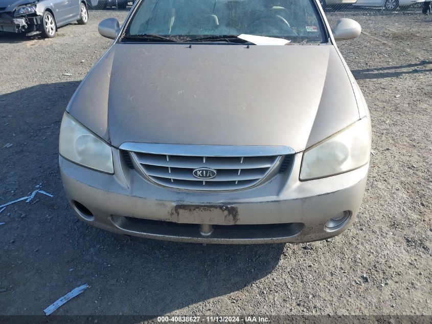 2005 Kia Spectra Ex/Lx/Sx VIN: KNAFE121755155014 Lot: 40838627