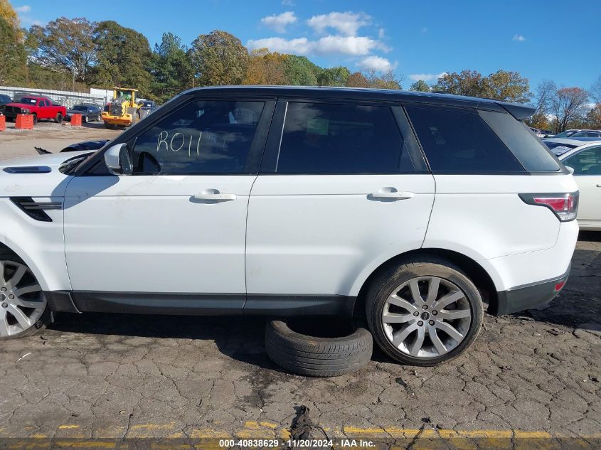 2015 Land Rover Range Rover Sport 3.0L V6 Supercharged Hse/3.0L V6 Supercharged Se VIN: SALWG2VF7FA608009 Lot: 40838629