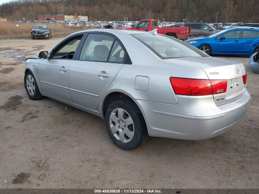 2009 Hyundai Sonata Gls VIN: 5NPET46C09H432562 Lot: 40838638