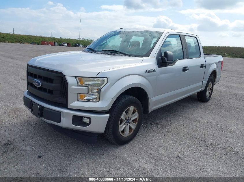 2017 Ford F-150 Xl VIN: 1FTEW1C81HFC50237 Lot: 40838668