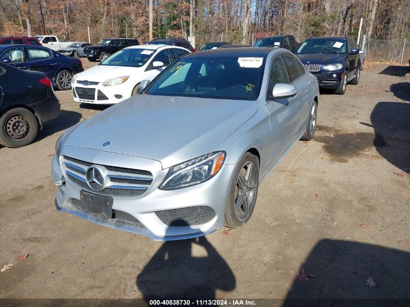 VIN 55SWF4KB5FU035589 2015 Mercedes-Benz C 300 no.2