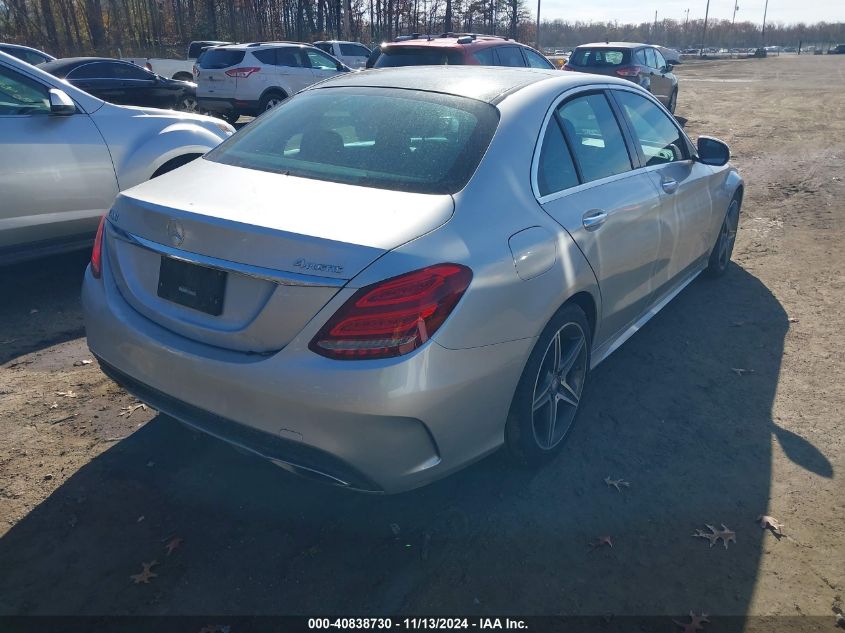 VIN 55SWF4KB5FU035589 2015 Mercedes-Benz C 300 no.4