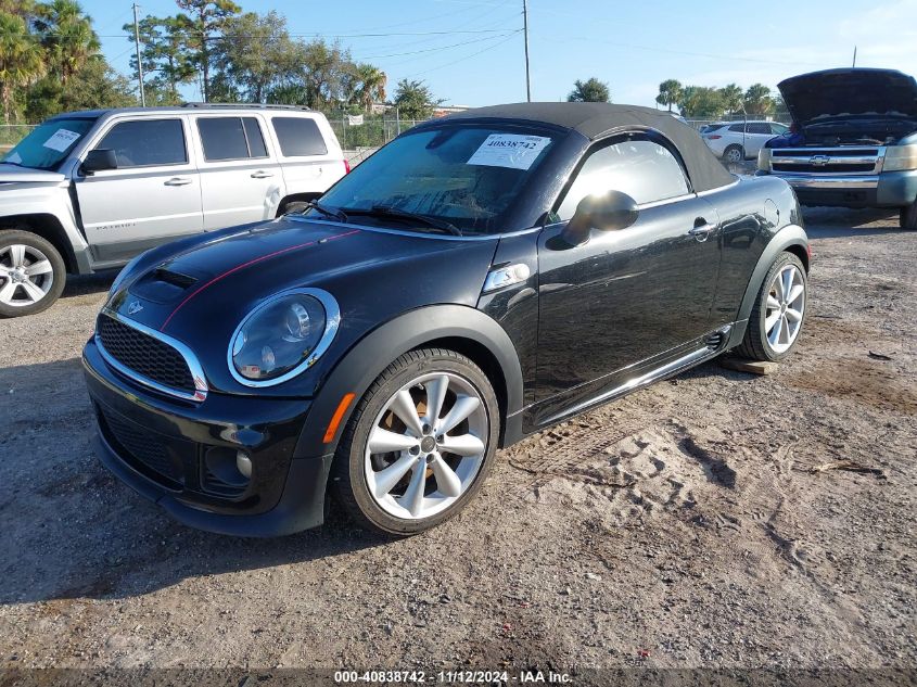 2015 Mini Roadster Cooper S VIN: WMWSY3C55FT566833 Lot: 40838742