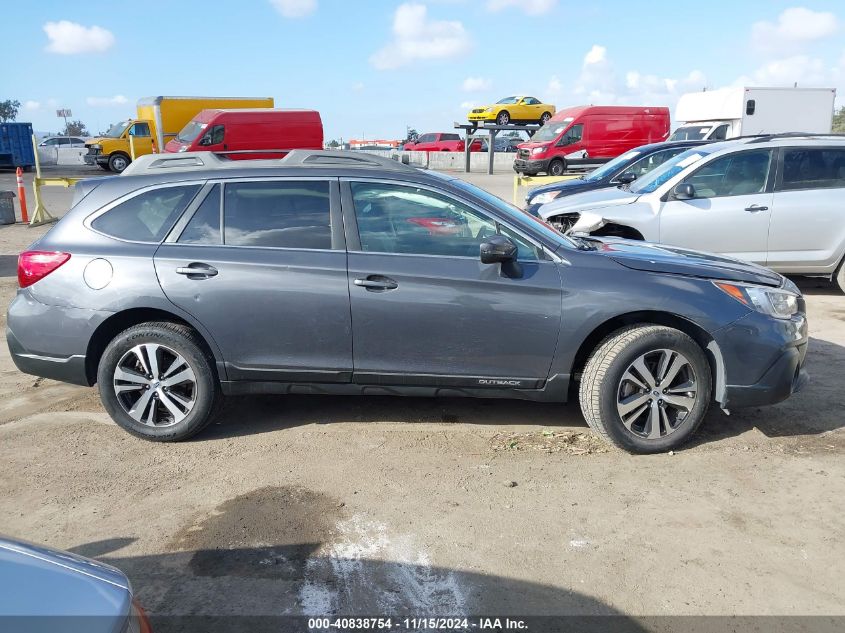 2018 Subaru Outback 2.5I Limited VIN: 4S4BSANC2J3201213 Lot: 40838754