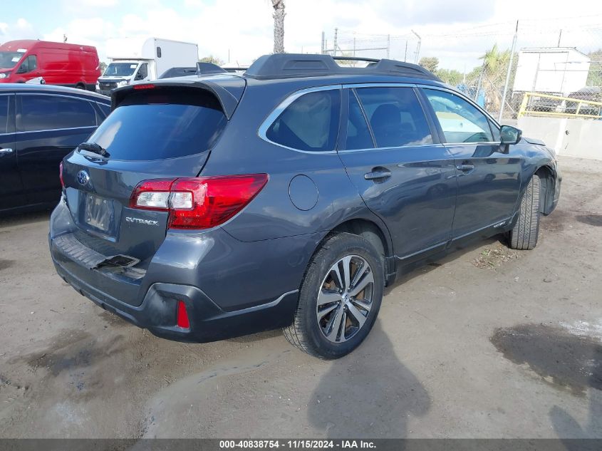 2018 Subaru Outback 2.5I Limited VIN: 4S4BSANC2J3201213 Lot: 40838754