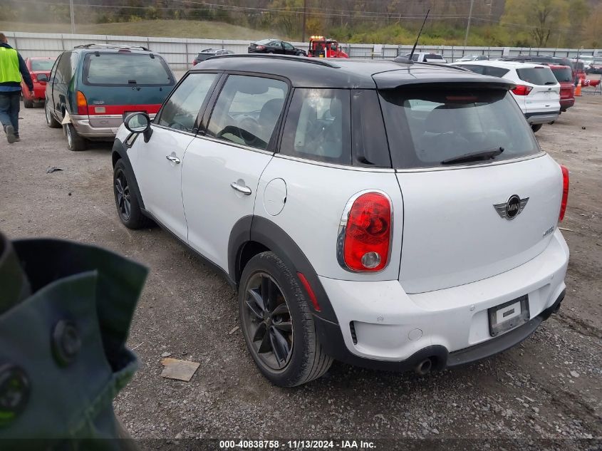 2012 Mini Cooper S Countryman VIN: WMWZC3C5XCWL85170 Lot: 40838758