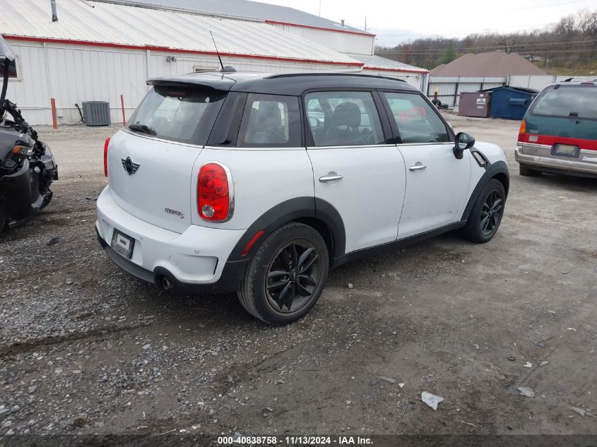 2012 Mini Cooper S Countryman VIN: WMWZC3C5XCWL85170 Lot: 40838758