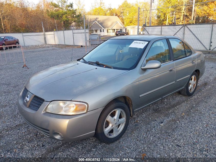 2004 Nissan Sentra 2.5S VIN: 3N1AB51AX4L474696 Lot: 40838762