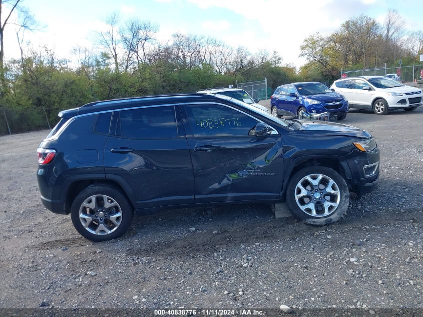 2018 Jeep Compass Limited 4X4 VIN: 3C4NJDCB9JT101243 Lot: 40838776