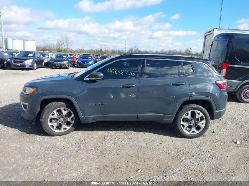 2018 Jeep Compass Limited 4X4 VIN: 3C4NJDCB9JT101243 Lot: 40838776