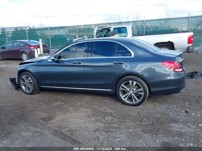 2015 Mercedes-Benz C 300 4Matic/Luxury 4Matic/Sport 4Matic VIN: 55SWF4KB7FU014646 Lot: 40838806