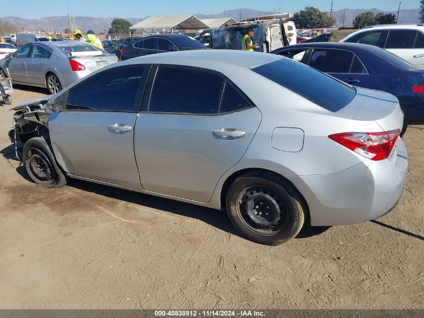 2018 Toyota Corolla Le VIN: 5YFBURHE8JP825843 Lot: 40838812