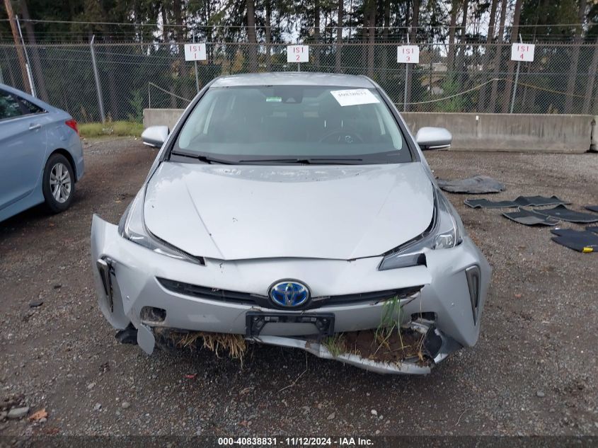 2022 Toyota Prius Xle VIN: JTDKAMFU5N3154782 Lot: 40838831