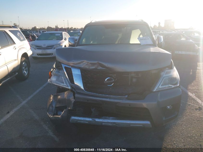 2018 Nissan Armada Sl VIN: JN8AY2ND8J9052109 Lot: 40838848