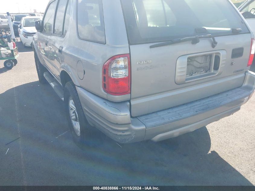 2004 Isuzu Rodeo S 3.5L V6 VIN: 4S2CK58Y344305428 Lot: 40838866