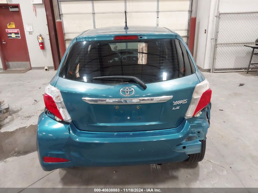 2012 Toyota Yaris Le VIN: JTDKTUD31CD521298 Lot: 40838883