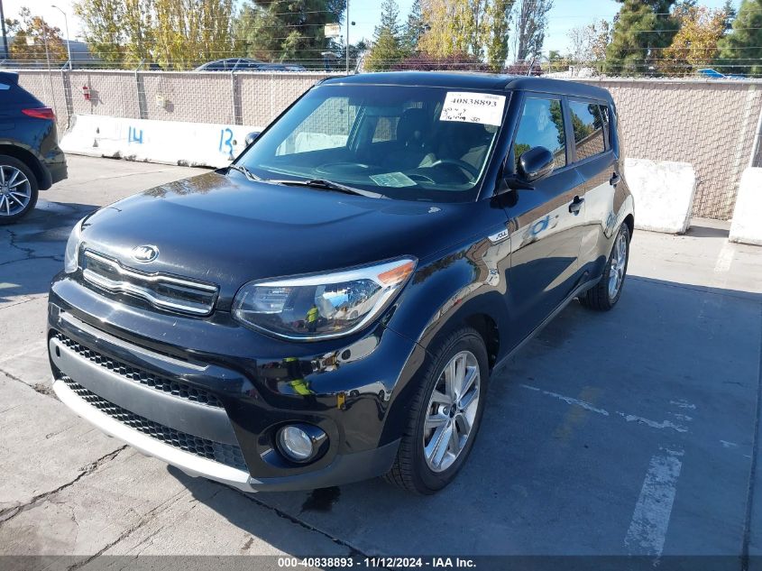 2019 Kia Soul + VIN: KNDJP3A54K7628830 Lot: 40838893