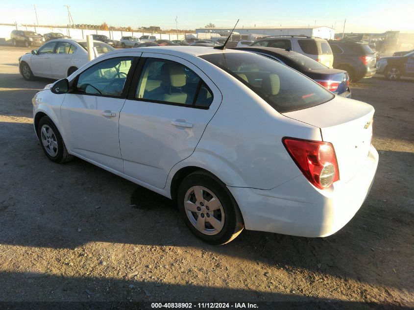 2014 Chevrolet Sonic Ls Auto VIN: 1G1JA5SH2E4126242 Lot: 40838902