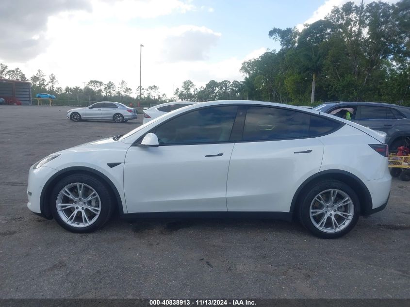 2021 Tesla Model Y Long Range Dual Motor All-Wheel Drive VIN: 5YJYGDEE6MF102873 Lot: 40838913