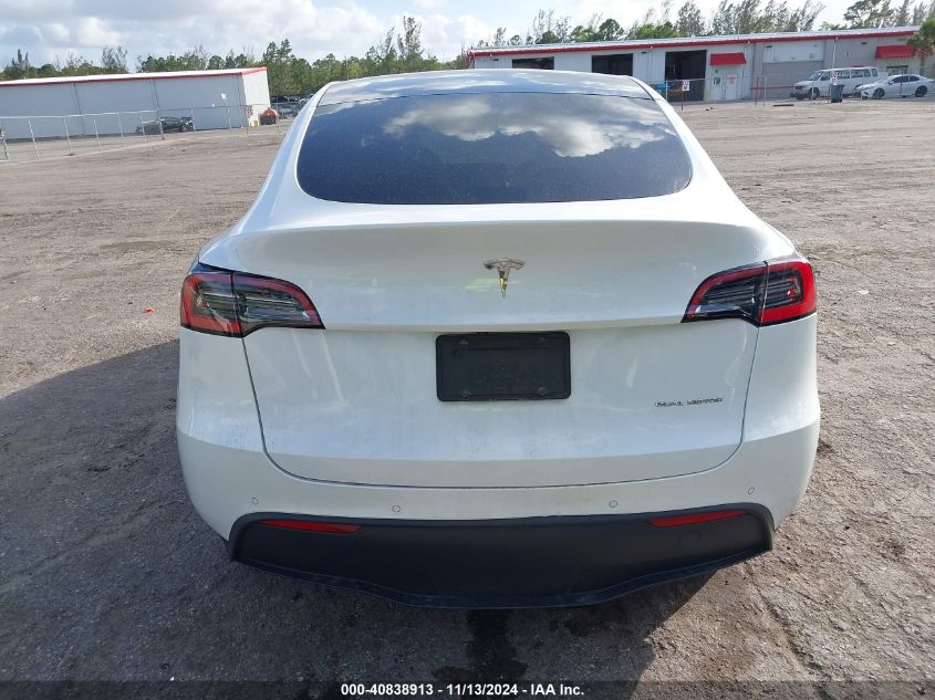 2021 Tesla Model Y Long Range Dual Motor All-Wheel Drive VIN: 5YJYGDEE6MF102873 Lot: 40838913