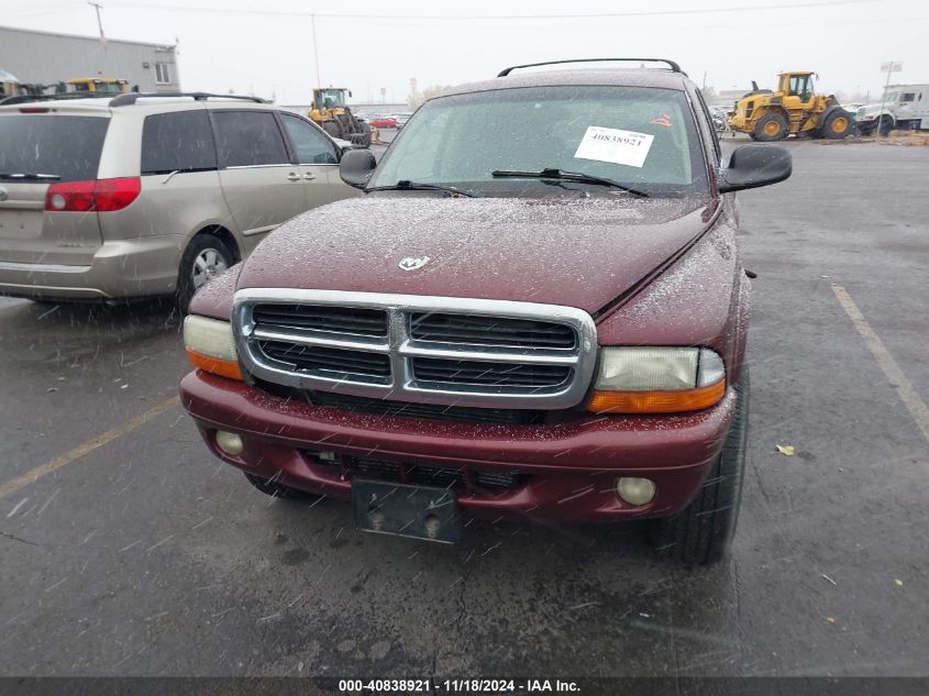 2002 Dodge Durango Slt VIN: 1B4HS48N82F134711 Lot: 40838921