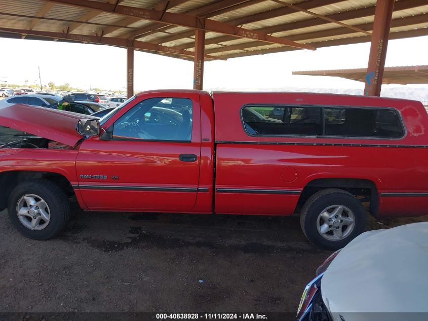 1996 Dodge Ram 1500 VIN: 1B7HC16Y6TJ200960 Lot: 40838928