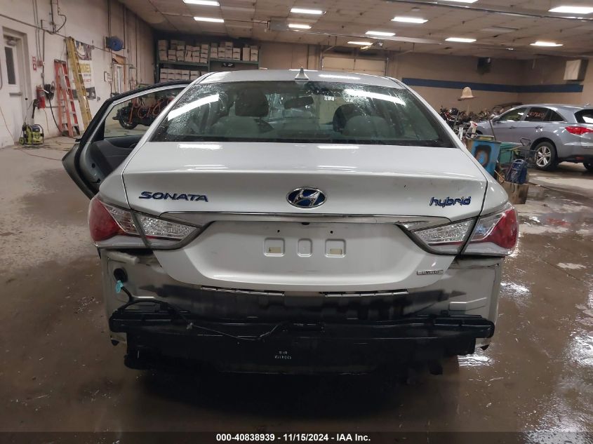 2013 Hyundai Sonata Hybrid Limited VIN: KMHEC4A40DA075587 Lot: 40838939