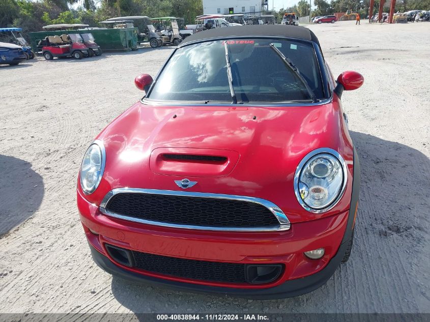 2013 Mini Roadster Cooper S VIN: WMWSY3C51DT594562 Lot: 40838944