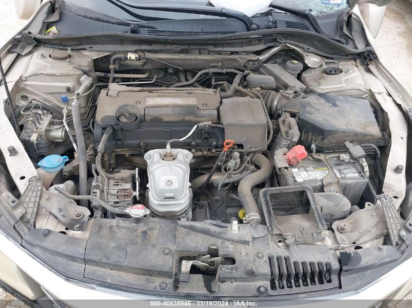 2016 HONDA ACCORD VIN: 1HGCR2F32GA022815