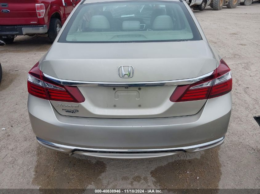 2016 Honda Accord Lx VIN: 1HGCR2F32GA022815 Lot: 40838946