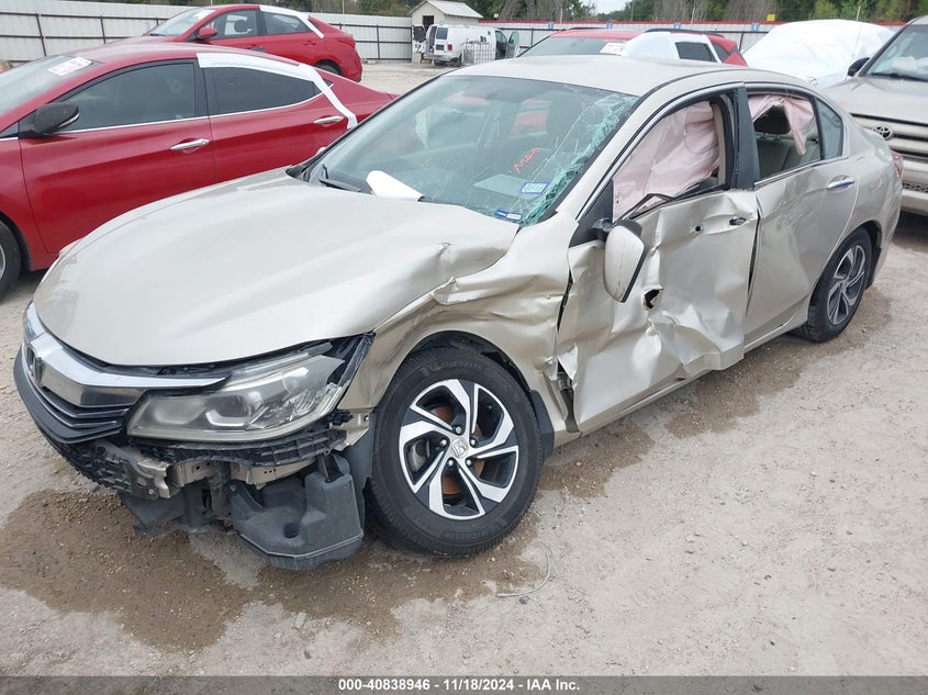2016 HONDA ACCORD VIN: 1HGCR2F32GA022815