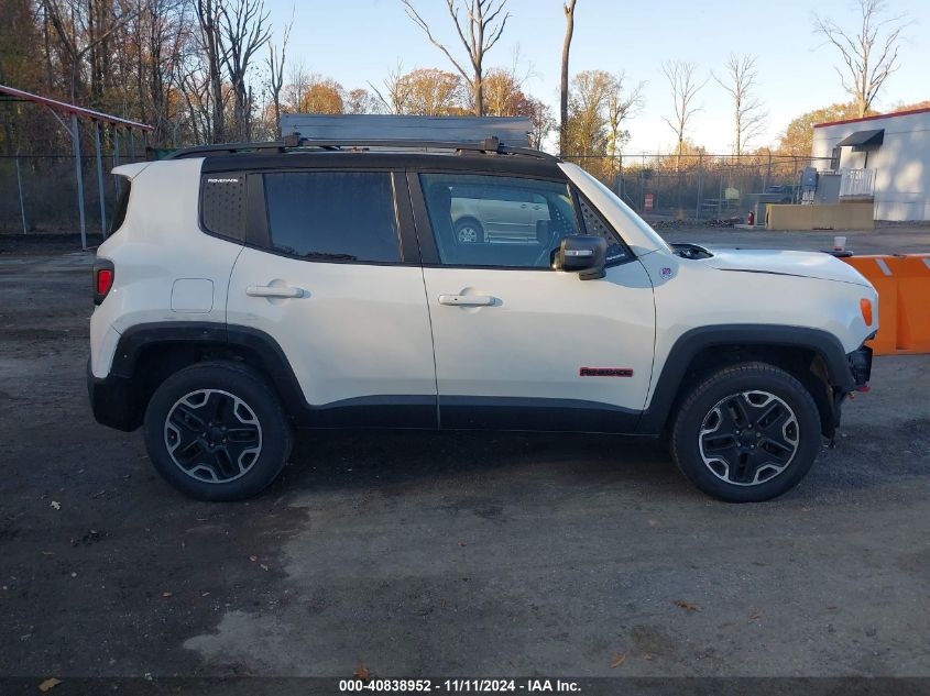 2017 Jeep Renegade Trailhawk 4X4 VIN: ZACCJBCB8HPF81398 Lot: 40838952