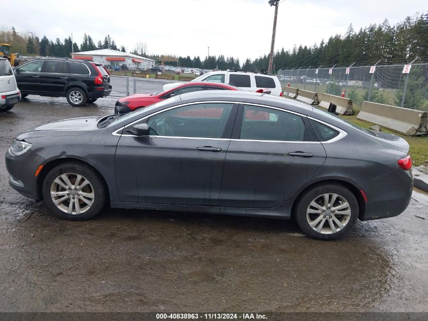 2016 Chrysler 200 Limited VIN: 1C3CCCAB6GN101230 Lot: 40838963