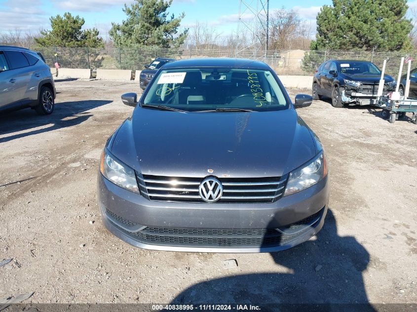 2014 Volkswagen Passat 2.5L Se VIN: 1VWBP7A32EC002857 Lot: 40838995