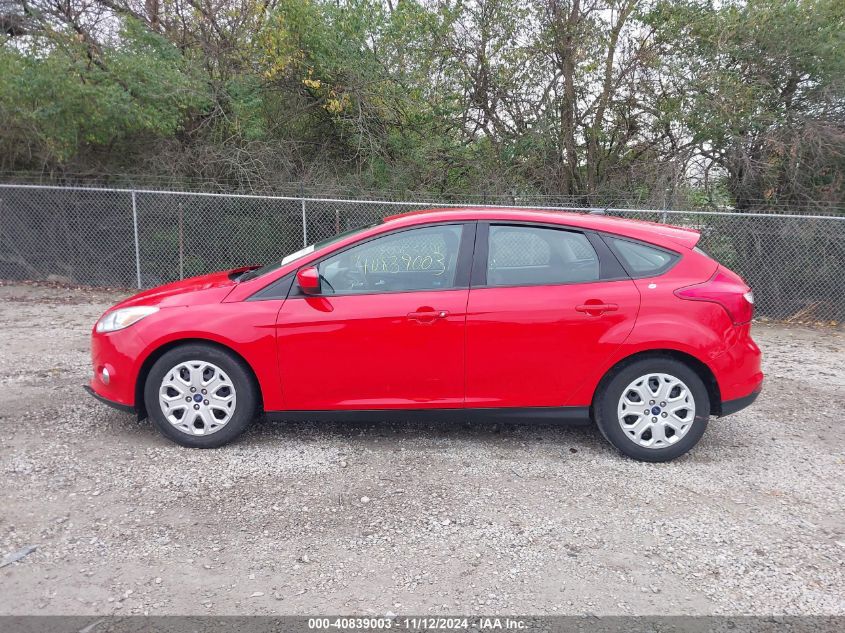 2012 Ford Focus Se VIN: 1FAHP3K22CL104531 Lot: 40839003