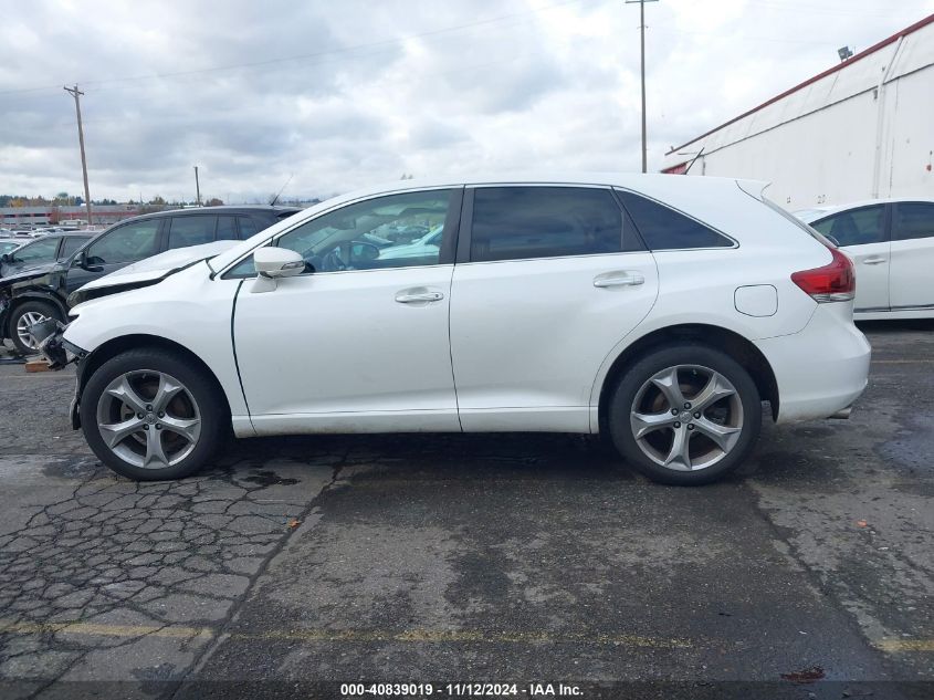 2014 Toyota Venza Xle V6 VIN: 4T3BK3BB0EU098372 Lot: 40839019