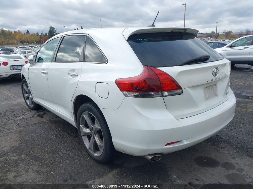 2014 Toyota Venza Xle V6 VIN: 4T3BK3BB0EU098372 Lot: 40839019