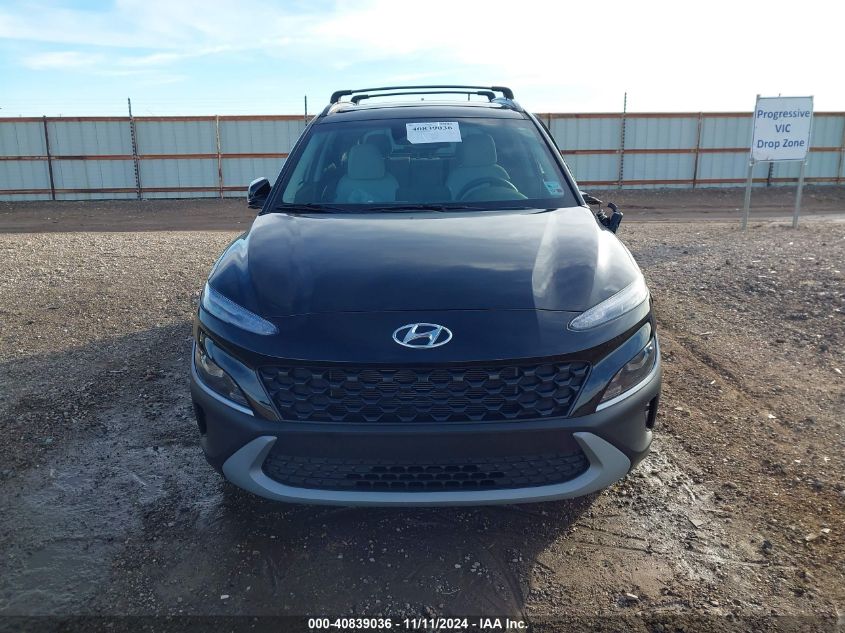 2023 Hyundai Kona Sel VIN: KM8K6CAB6PU054202 Lot: 40839036