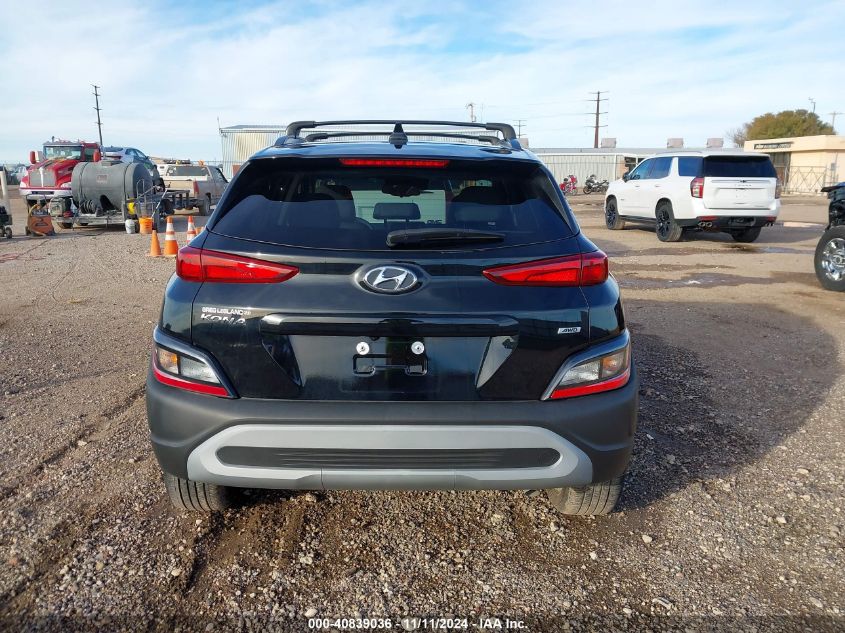 2023 Hyundai Kona Sel VIN: KM8K6CAB6PU054202 Lot: 40839036