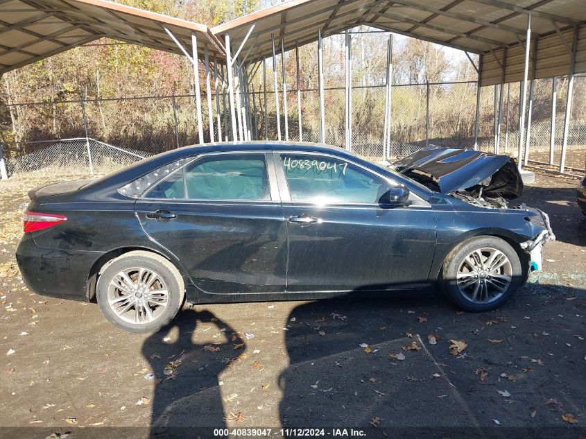 2017 Toyota Camry Se VIN: 4T1BF1FK8HU752356 Lot: 40839047