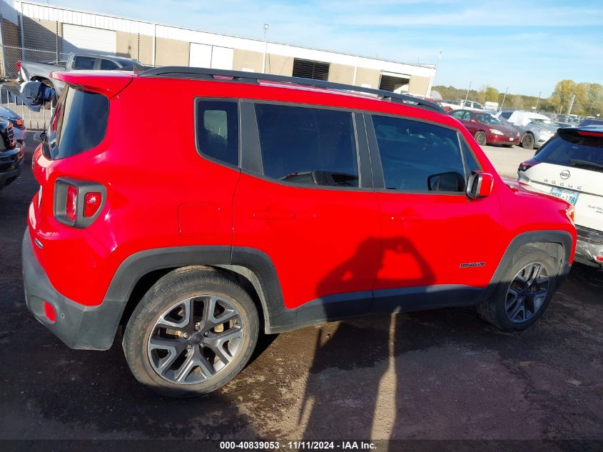 2018 Jeep Renegade Latitude Fwd VIN: ZACCJABB1JPG94076 Lot: 40839053