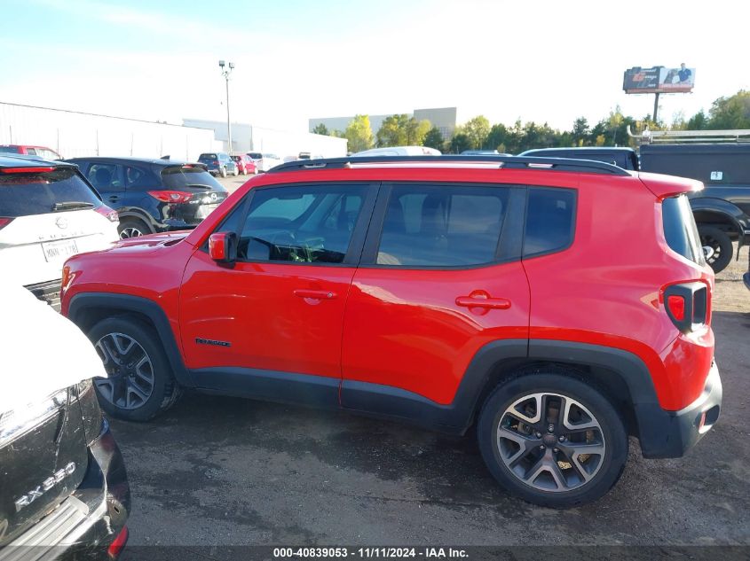 2018 Jeep Renegade Latitude Fwd VIN: ZACCJABB1JPG94076 Lot: 40839053