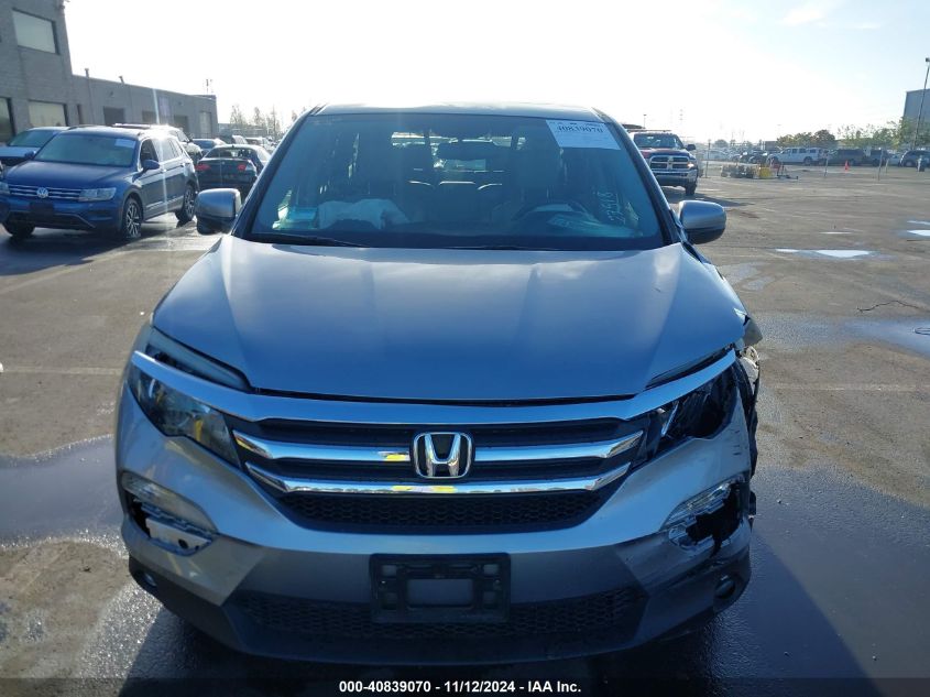 2018 Honda Pilot Ex-L VIN: 5FNYF6H72JB063657 Lot: 40839070