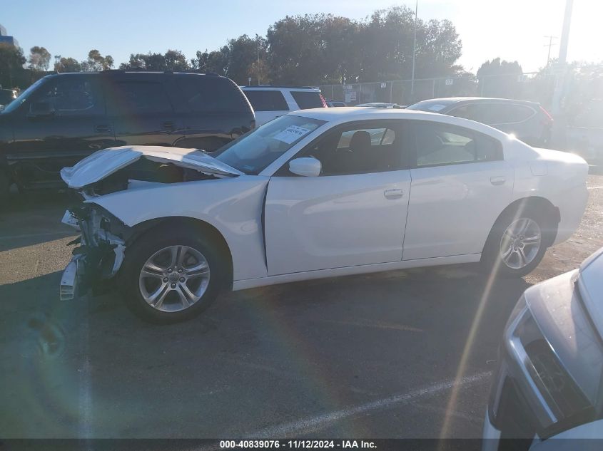 2022 Dodge Charger Sxt Rwd VIN: 2C3CDXBG5NH219970 Lot: 40839076